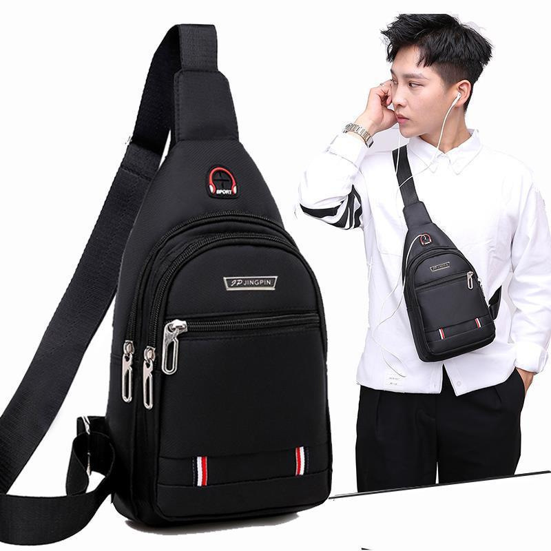 Cross-Border New Men's Chest Bag, Versatile Casual Fashion Shoulder Bag, Outdoor Sports Travel Chest Crossbody Bag Backpack Cross-Border New Men's Chest Bag, Versatile Casual Fashion Shoulder Bag, Outdoor Sports Travel Chest Crossbody Bag Backpack