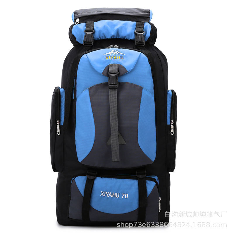 Mochila de senderismo de 70L, resistente al agua y de gran capacidad, ideal para camping, viajes o deportes al aire libre