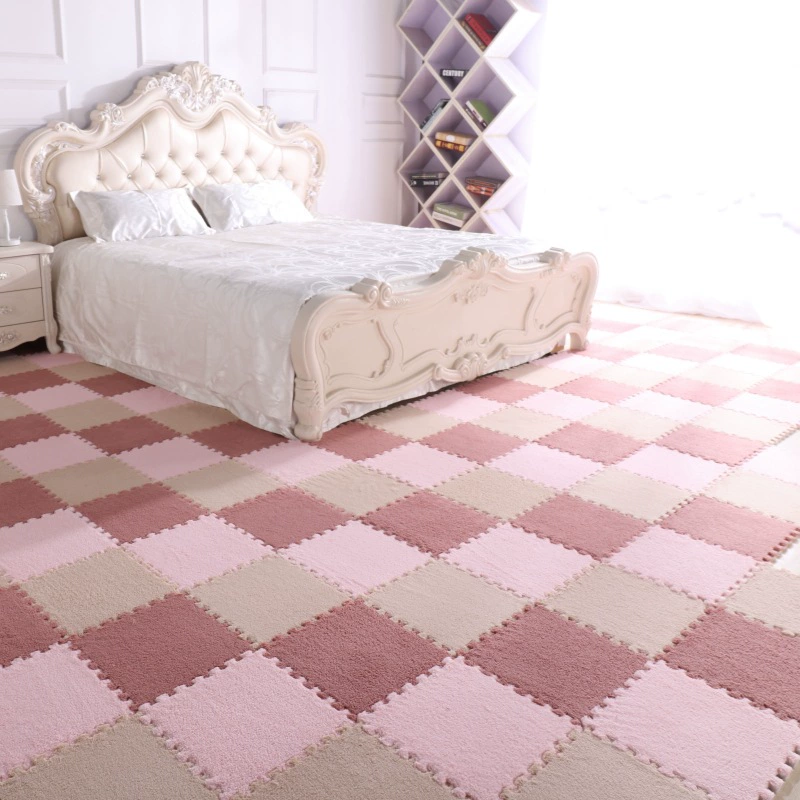 Ковровая плитка напольная, 30×30 см (толстая), гостиная и спальная комната, однотонные варианты цвета
