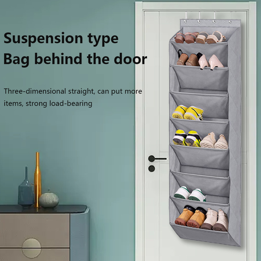 Home Storage & Organization wall mounted shoe bag multi function door storage hanging bag multi layer sundries storage bag_voghion.com