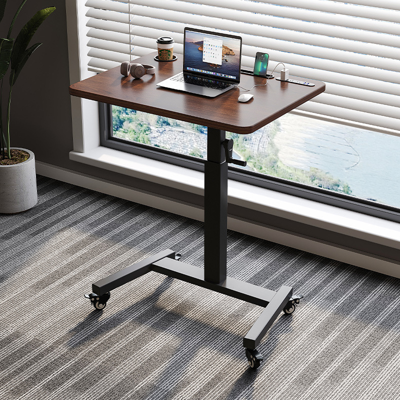 Movable lifting bedside desk office study desk home laptop desk standing Workbench speech Movable lifting bedside desk office study desk home laptop desk standing Workbench speech