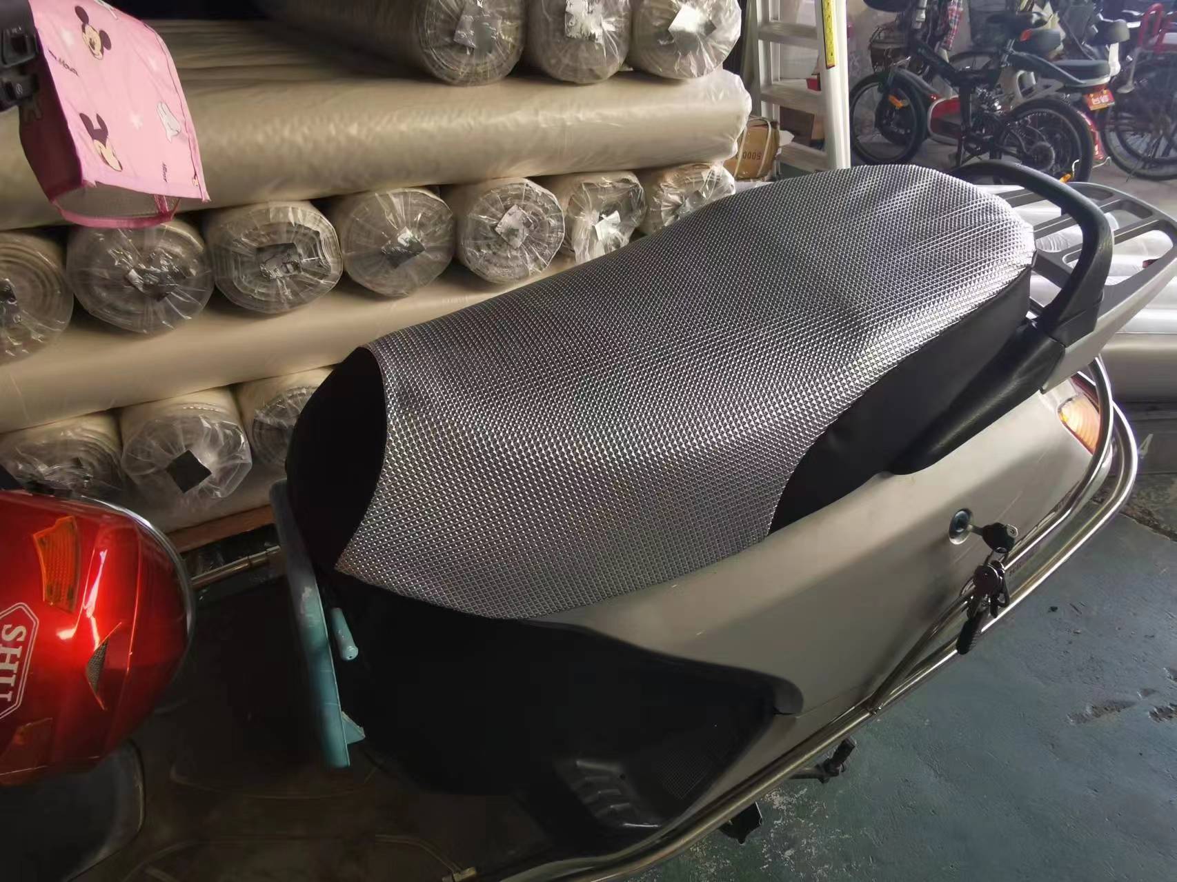Electric car cooling cushion cover motorcycle seat cover rainproof sunscreen suitable for Emmayadi tram seat cover