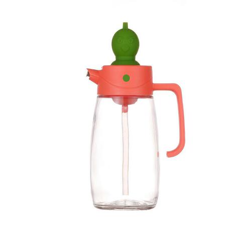 Quantitative Oil Jug Silicone Brush Oil Bottle Baking Household Barbecue Oil Pouring / Self-Contained Oil Brush Integrated Glass Oil Control Tank