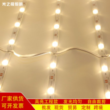 双色温led灯带条灯条24V透镜LED室内线条灯调色灯免吊顶悬浮灯槽