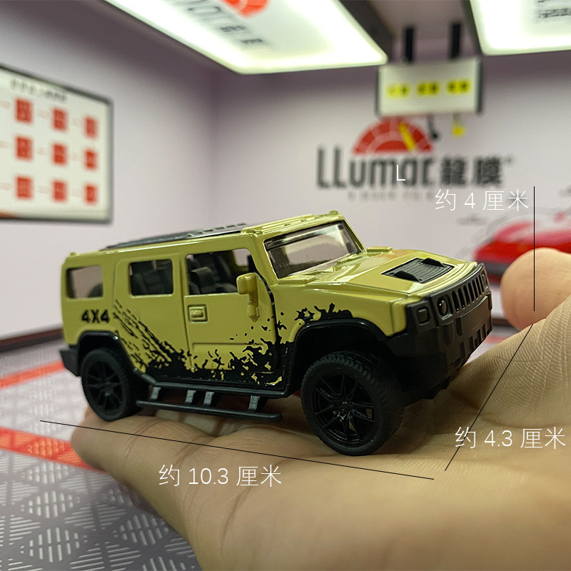 爆品1:43仿真回力合金车模型抓娃娃机儿童礼物蛋糕摆件玩具车批发|undefined