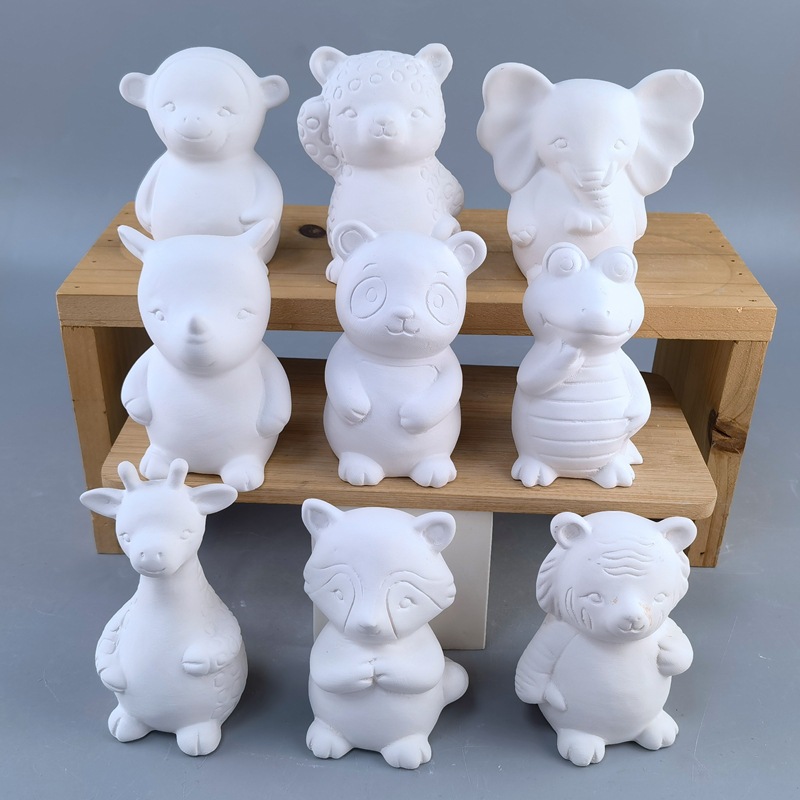 Juguete de Cerámica DIY para Pintar Doce Signos del Zodiaco para Niños