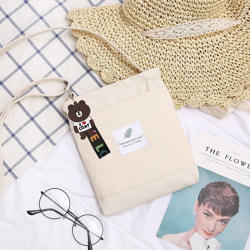 아이보리 베어 펜던트