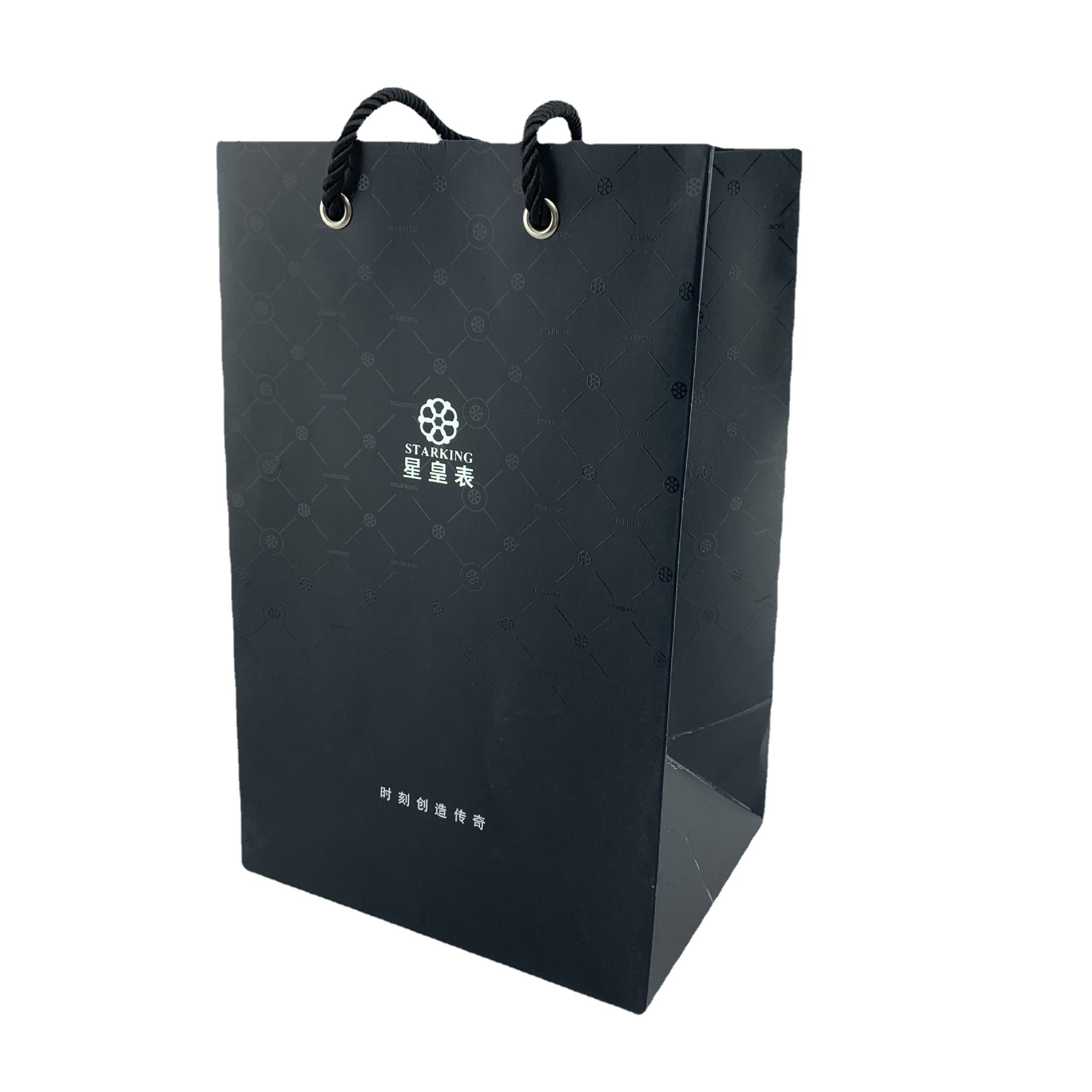 供应手表礼品袋胶印白卡纸袋购物纸袋企业广告宣传手提袋可印logo