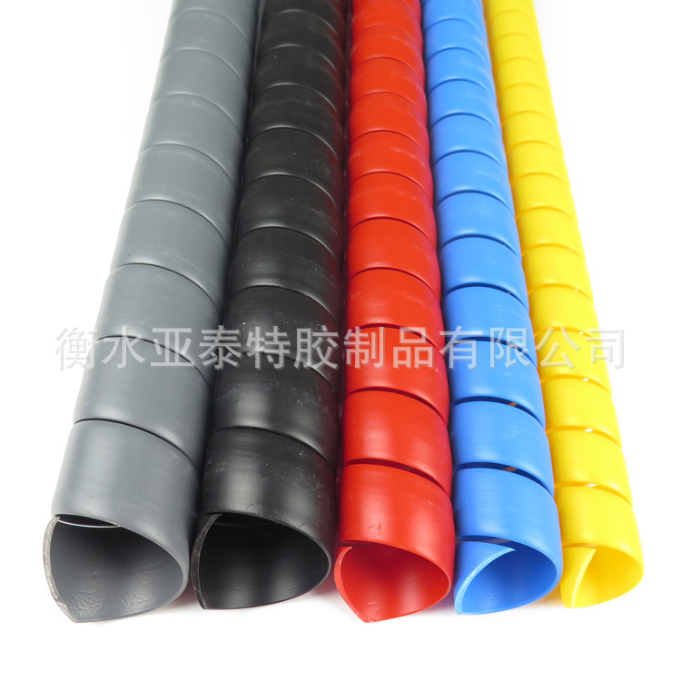 挖掘机主臂液压管机械胶管保护套油管液压管线缆阻燃螺旋护套