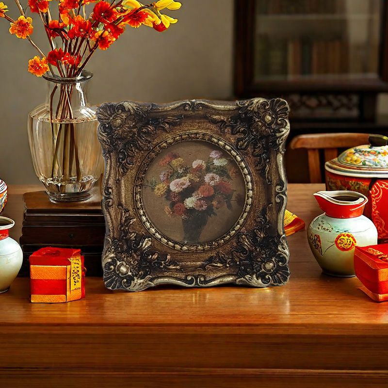Decorative Frame, Desktop Ornament, French-style Living Room And Bedroom Bedside Arrangement, Special Wall Art For Sofa,_maomaolike.com