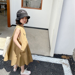 Children's casual dress, girls' fashionable tank top dress, children's dress for 3-8 years old, drop shipping one piece