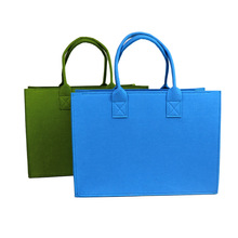 新款毛毡包手提袋可印公司logo大容量布袋包手提包印刷批发生产