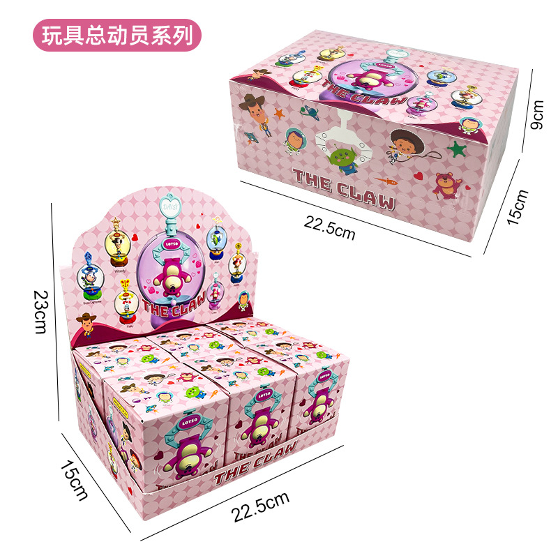 Caja ciega al por mayor Sanrio Colomi muñeca clip caja ciega de plástico fresas osos muñecas muñecas juguetes de mesa para chicas