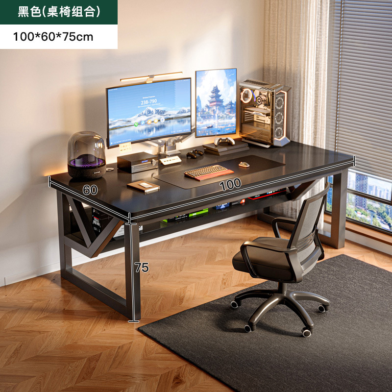 Escritorio para computadora escritorio escritorio para el hogar banco de trabajo dormitorio rectangular escritorio doble mesa de juegos escritorio simple