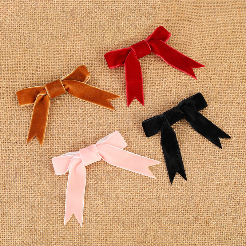 1cm cinturón de terciopelo colorido DIY hecho a mano arco accesorios para el cabello flocado cinturón ropa interior decoración accesorios cinturón de terciopelo