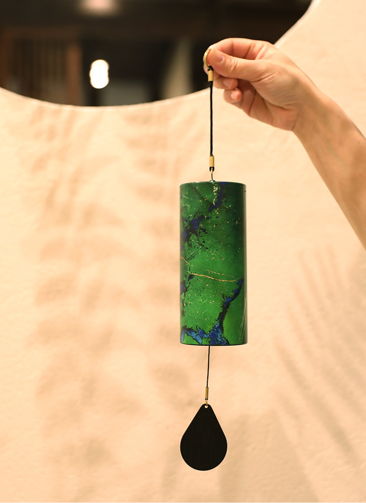 Wind Chime Meditation Music Seven Color Rotating Wind Bell Hanging Ornaments Outdoor Iron Art Garden Japanese Wind Bell Sound Therapy 13 sup