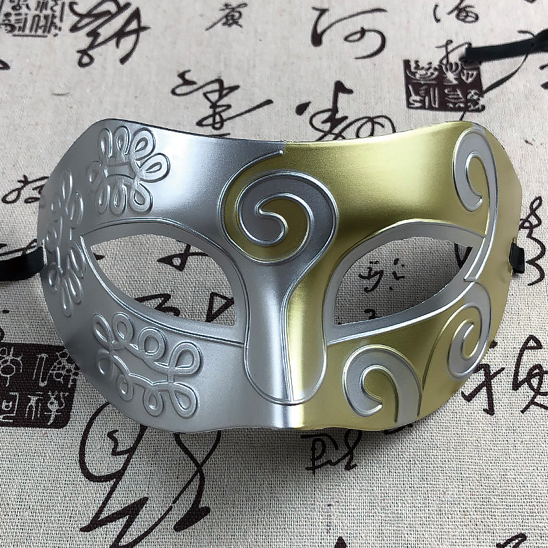 Día de Año Nuevo, Nochevieja, Máscara, Máscara, Máscara, Máscara, Maquillaje, Gumoso, Adulto para Niños, Máscara, Accesorios