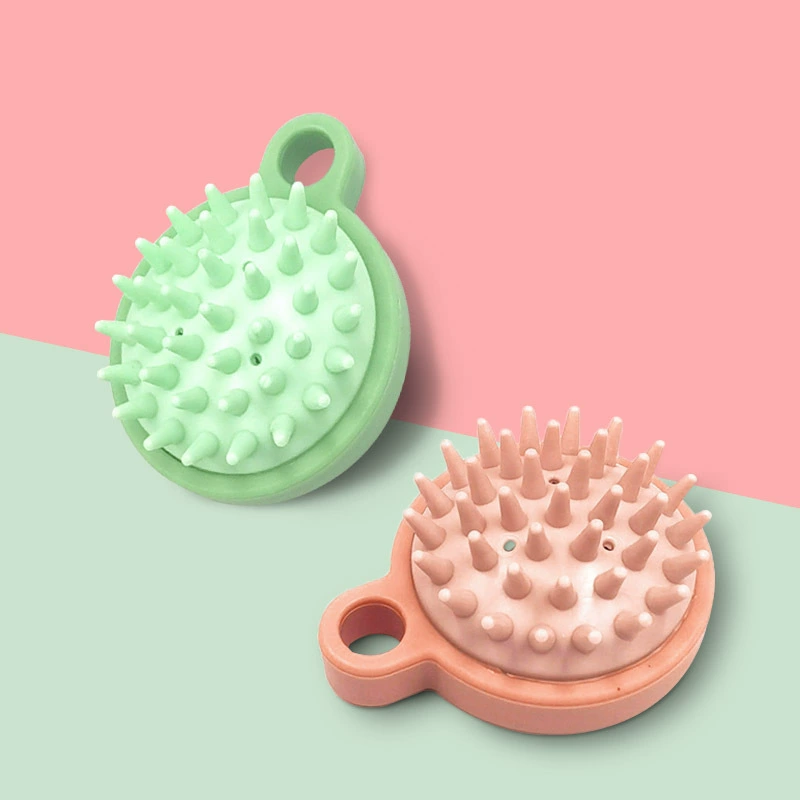 Кристально прозрачная щетка для шампуня, силиконовая щетка для чистки, массажная щетка для кожи головы, расческа для шампуня, воздушная подушка, расческа для шампуня