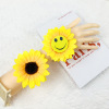 Sunflower Flower wrist children dance prop Children's Day group show Hand Flower Sun flower Artificial flower