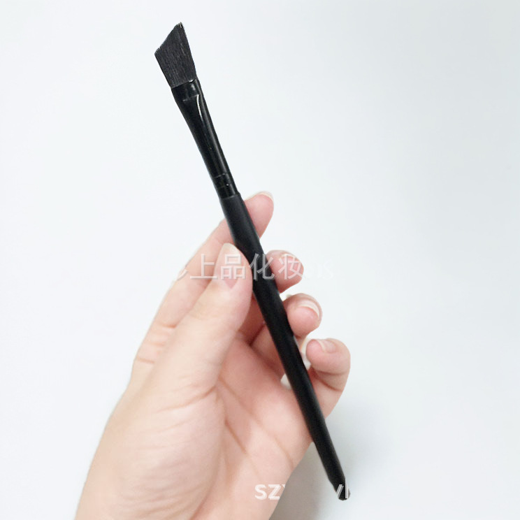 Myp Nuevo ángulo oblicuo plana corrector cepillo nariz sombra reparación suave cerdas lado sombra hoja de herramientas de maquillaje