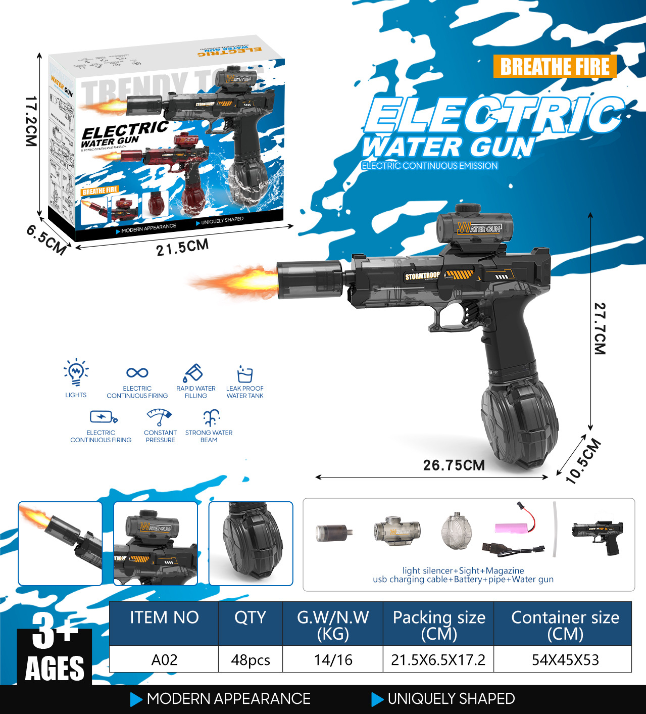 Firelight ice mouse [transparent black] english color box