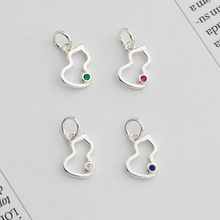 S925���y�荺��J����DIY������������朲�ɫ�ʯ����Ʒ���