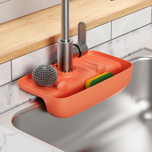 Faucet anti-splash pad silicone sink water barrier drain pad anti-splash water barrier water pad kitchen drain rack