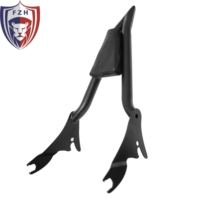 Motorcycle accessories suitable for Harley large gliding modification 22-inch pointed integrated black rear backrest 09-23