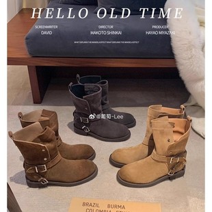 ���ы�ͬ�� ����3.5cm~ �͹Ų�ɫ�ɷ��ۿێ��ָ�������ѥŮ�ﶬ��