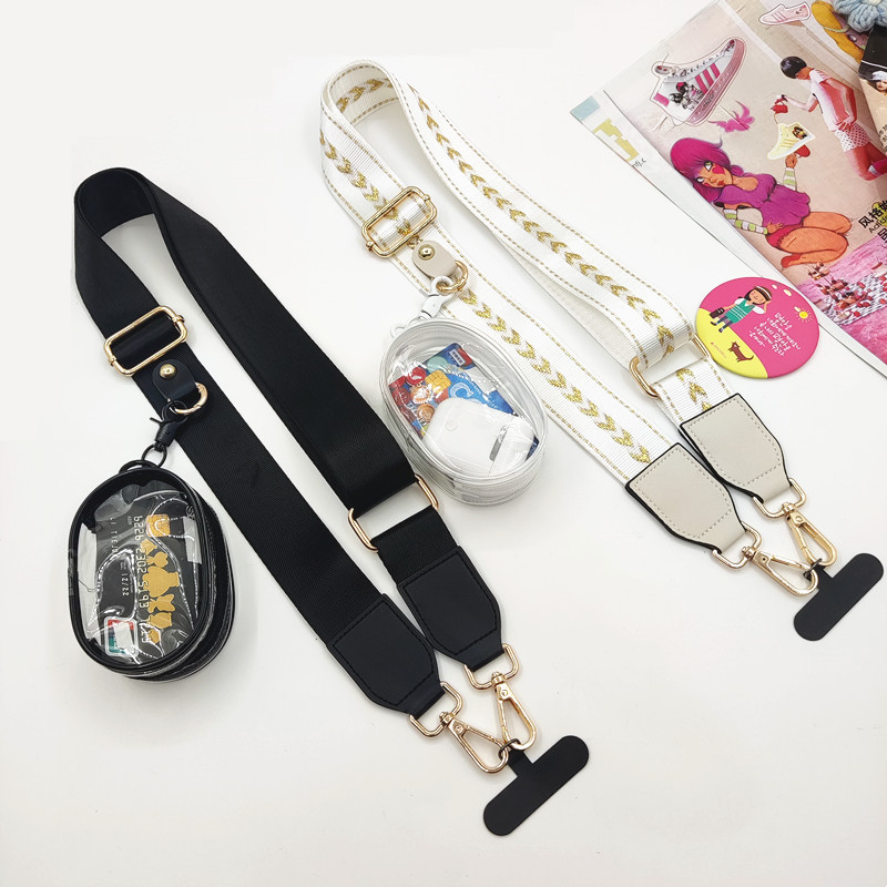 97g Weight Bag Strap Bag Accessories Type 1 Piece, 1 Set Quantity Casual, Daily Occasion Polyester Material Geometric, Leopard Pattern Simple Style, Classic Style Style 1 Piece 1 Set Polyester Geometric Leopard Bag Strap 2