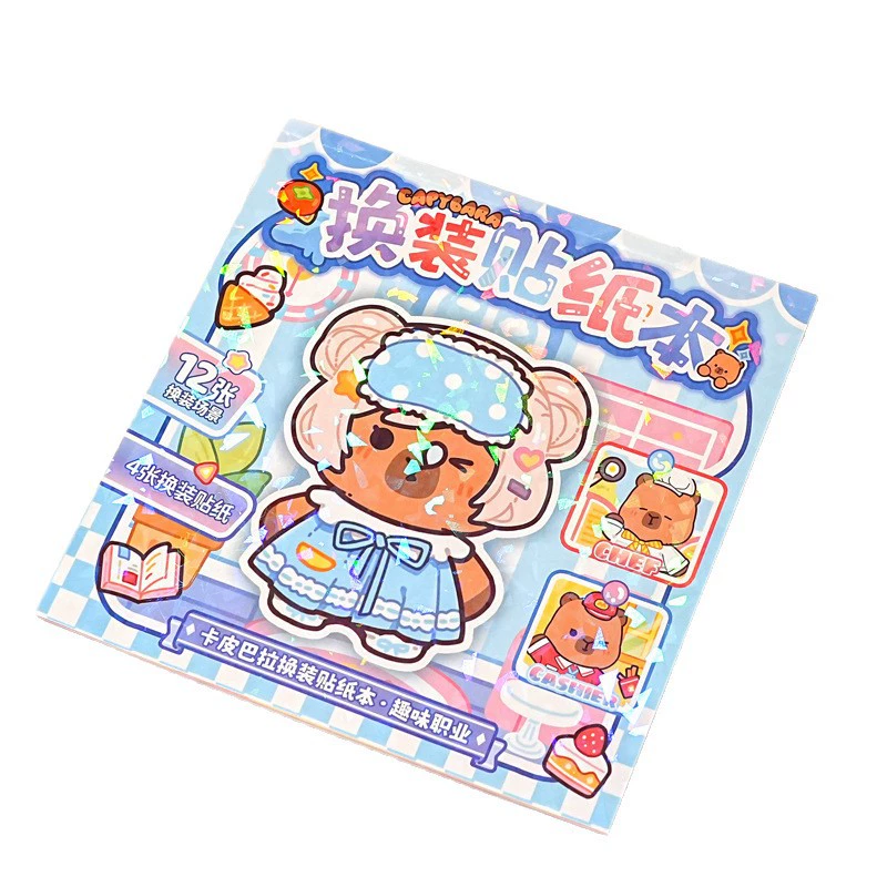 Cartoon sticker, mobile phone, suitcase