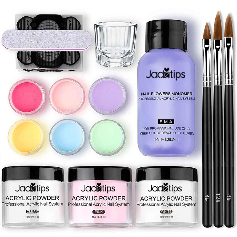 Cross-border hot sale new nail art tools suit beginners home crystal liquid brush suit paper holder nail art tools Cross-border hot sale new nail art tools suit beginners home crystal liquid brush suit paper holder nail art tools