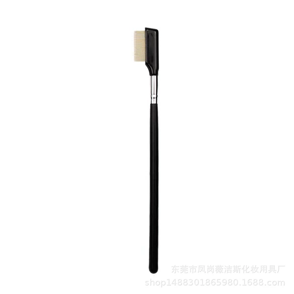 Single-sided eyebrow comb + stainless steel comb teeth (finished product