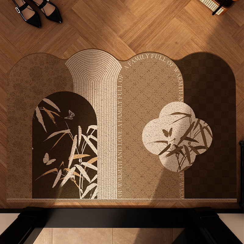 Vintage Eingangsmatte Aus Schlingenware Schmutzabweisend_voghion.com