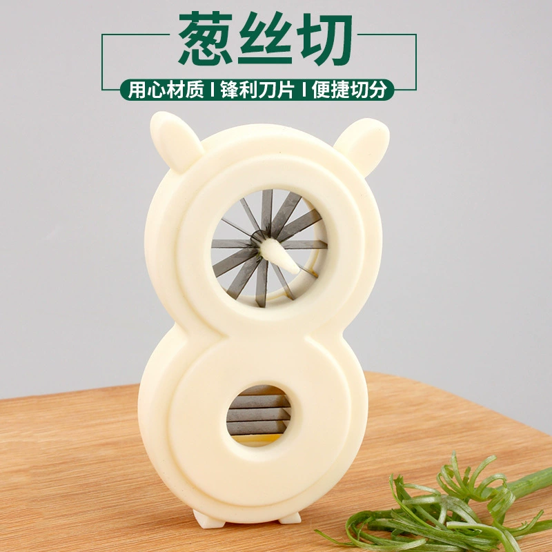 Домашняя овощерезка для зеленого лука в стиле TikTok, резак для зеленого лука в форме цветка сливы, измельчитель зеленого лука, резак для ростков бобов, кухонный гаджет.