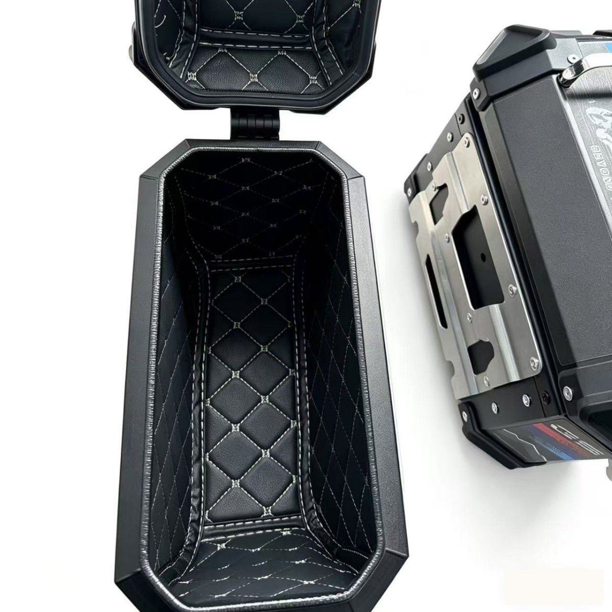 Aluminum alloy 18L electric vehicle side box, off-road motorcycle trunk side storage box