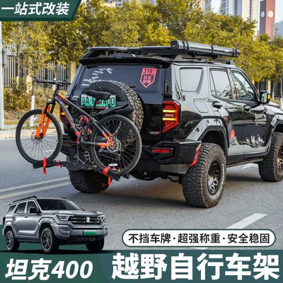 Modified Bicycle, Car bike rack