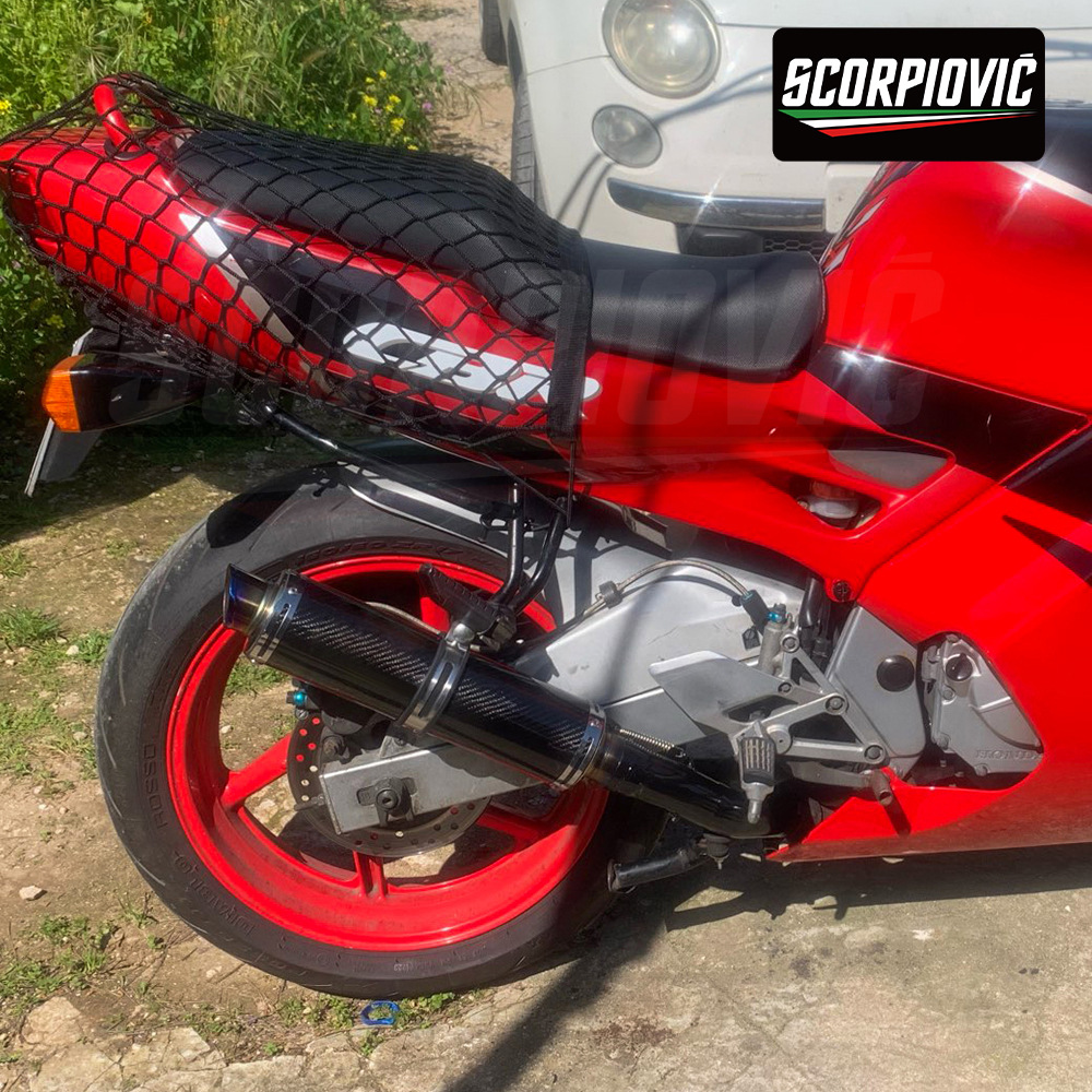 Motorcycle Exhaust Pipe Ninja400 R3 Cb650R Stb Carbon Fiber Exhaust Pipe Motorcycle Universal Tail Section