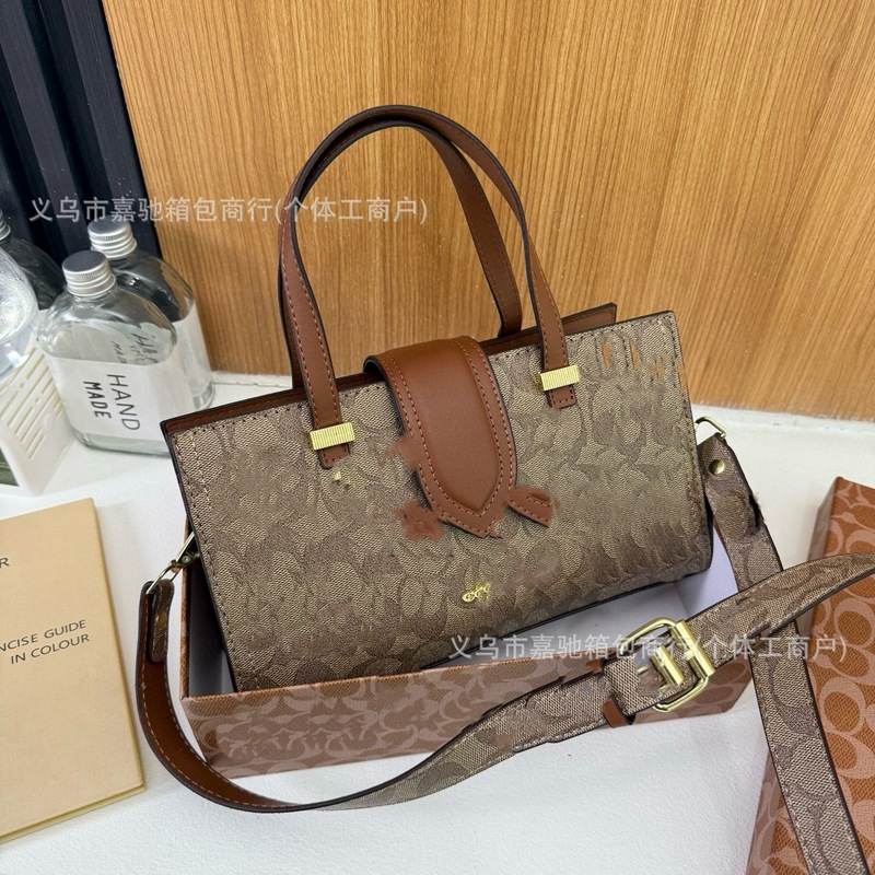 法式简约寇家气质手提包包女2025早秋老花百搭小方包高级感斜挎包|undefined