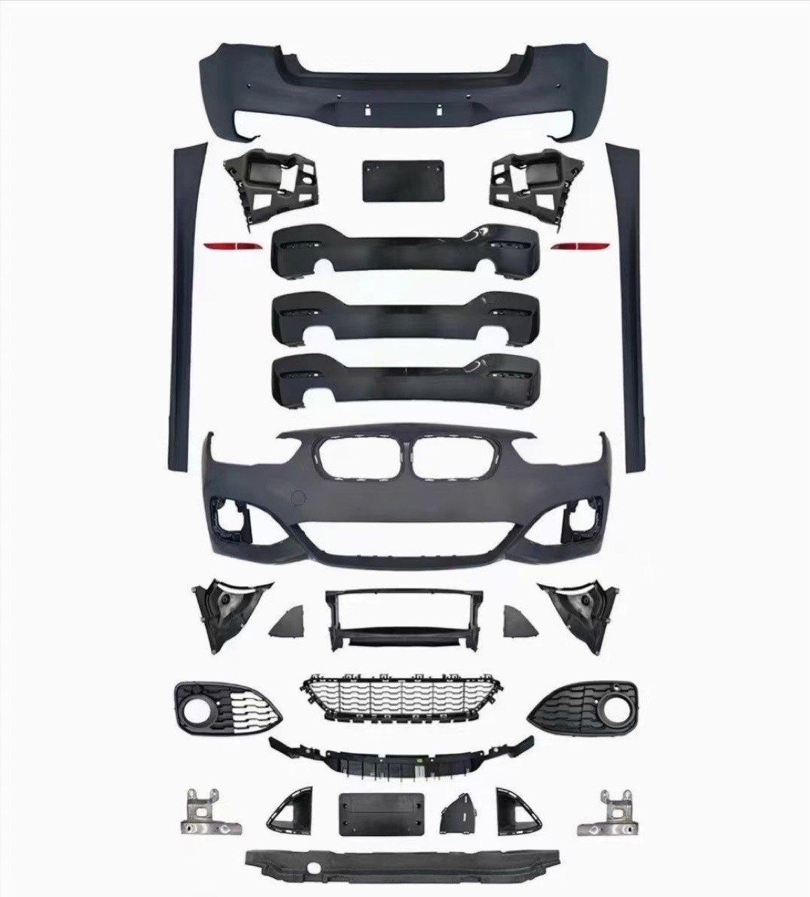 Suitable for 15-19 Bmw 1 Series F20 F21 118I 120I Modified and Upgraded Mt Large Surround Kit Front Bumper