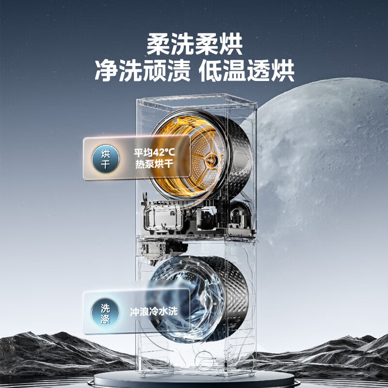 Стирально-сушильная машина Midea MGH20VE5PRO белый