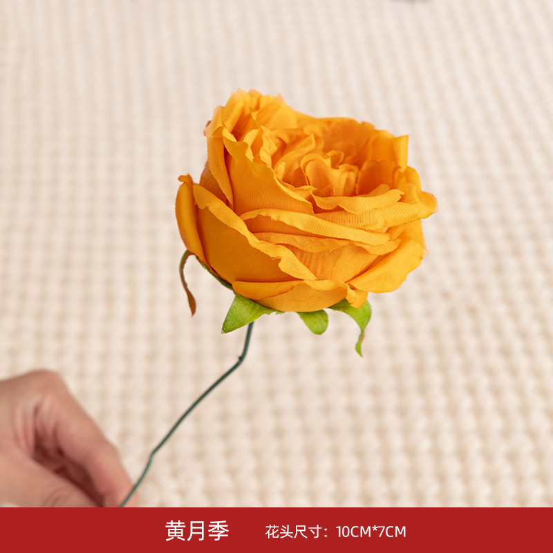 結婚式の部屋の装飾造花造花バラ結婚式の装飾リビングルームの結婚式の花籐の花束装飾装飾品|undefined