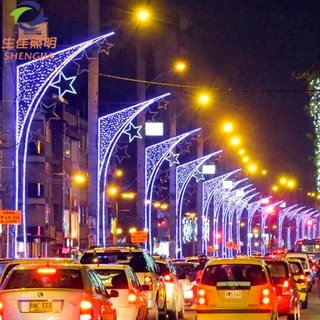 LED造型灯 街道路灯杆亮化装饰led图案造型灯工程亮化景观艺术灯