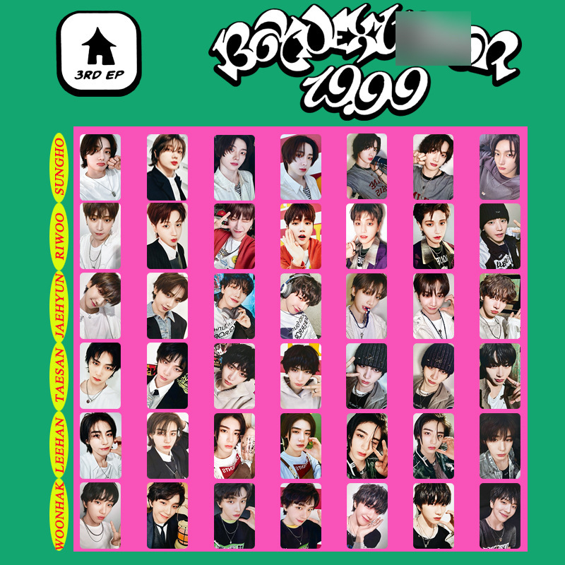 Boynextdoor Neighbor Boy [19.99] Single Card Riwoo Leehan Park Chengyu Sungh Photo Card