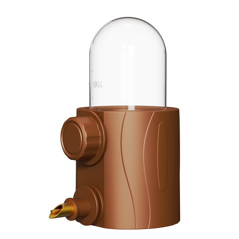 Bebedero automático para pájaros, dispensador de agua para jaula de loros, forma de cactus, desmontable, comedero para loros, tazón de agua