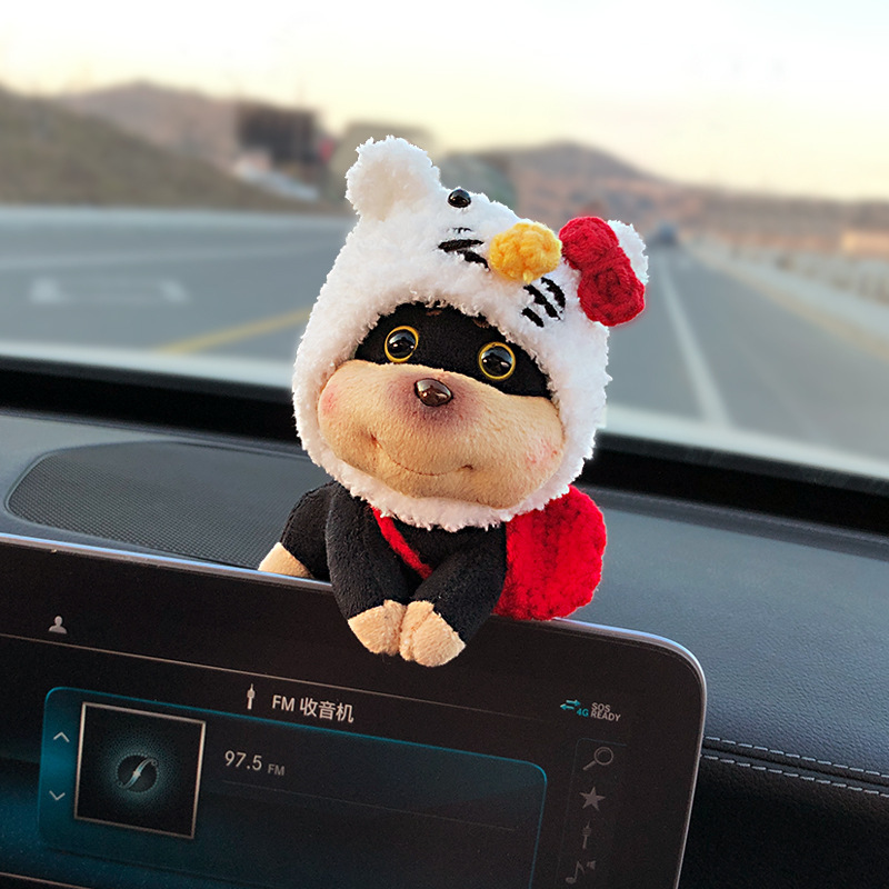 2025 nuevo estilo abeja perro decoración de coche consola central de coche pantalla muñeca de coche muñeca de coche muñeca