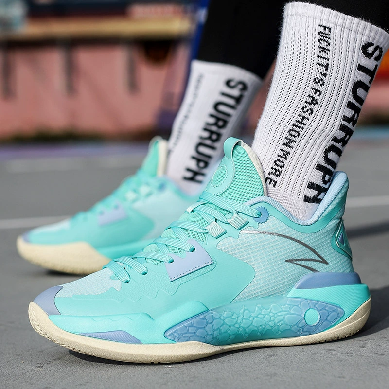 New Crazy 5 Basketball Shoes Men's Breathable Non-slip Wear-resistant Shock-absorbing Cement Floor Actual Combat Junior High School Students Children's Sports