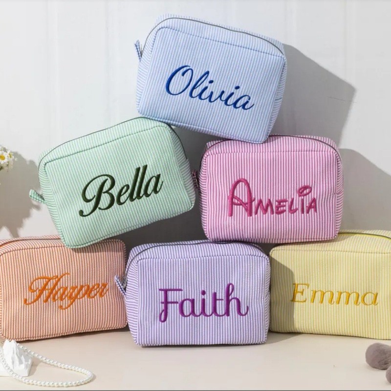 Etsy個性的な刺繍タイプの泡糸化粧バッグ携帯洗面収納旅行出張|undefined