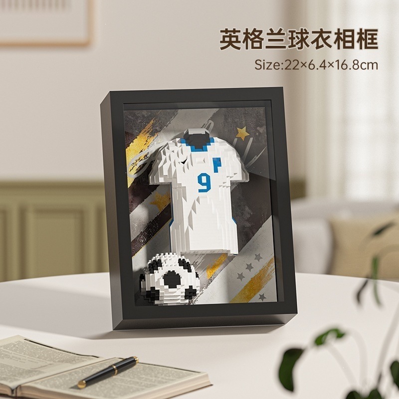 Recuerdo de la Copa del Mundo transfronteriza Fútbol Camiseta de la Copa del Mundo de Potencia Juguetes de decoración de figuras deportivas