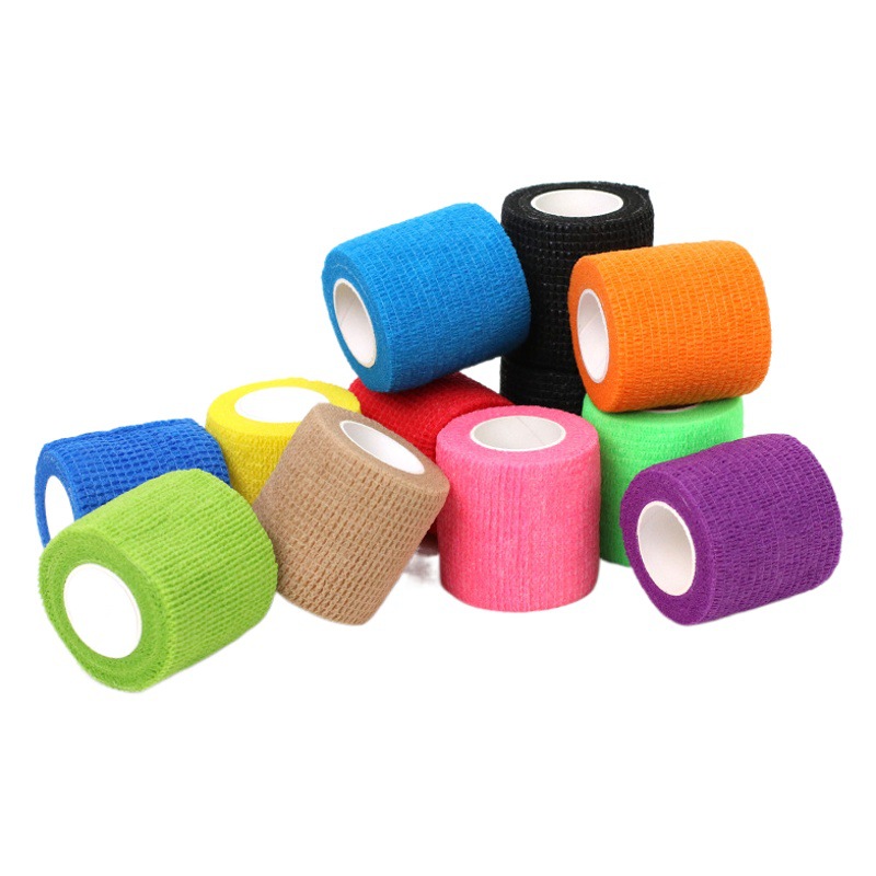 Finger and Ankle Fitness Protective Bandage, Non-Woven Elastic Bandage for Outdoor Sports, Self-Adhesive Ankle Support, Elastic Self-Adhesive